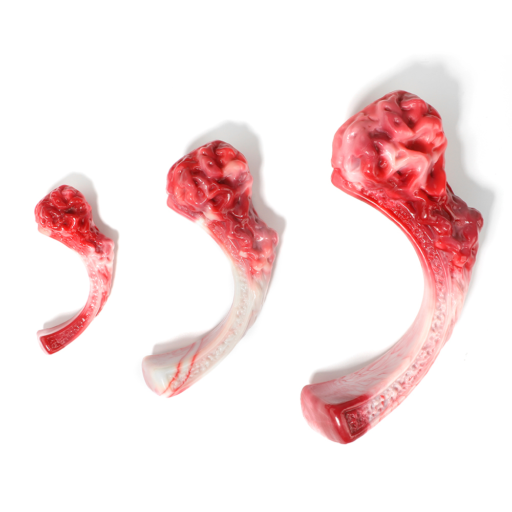 We Love We Care - Ultra Durable Dog Rib Bone  - Beef Flavor