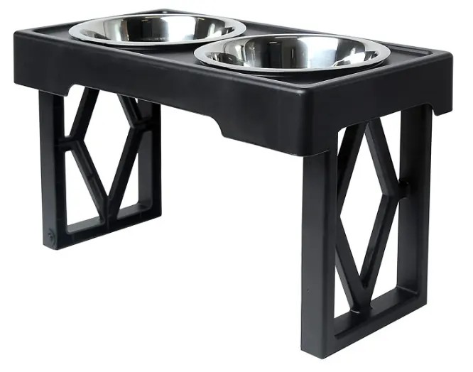 [32141] Adjustable Double Bowl Rack
