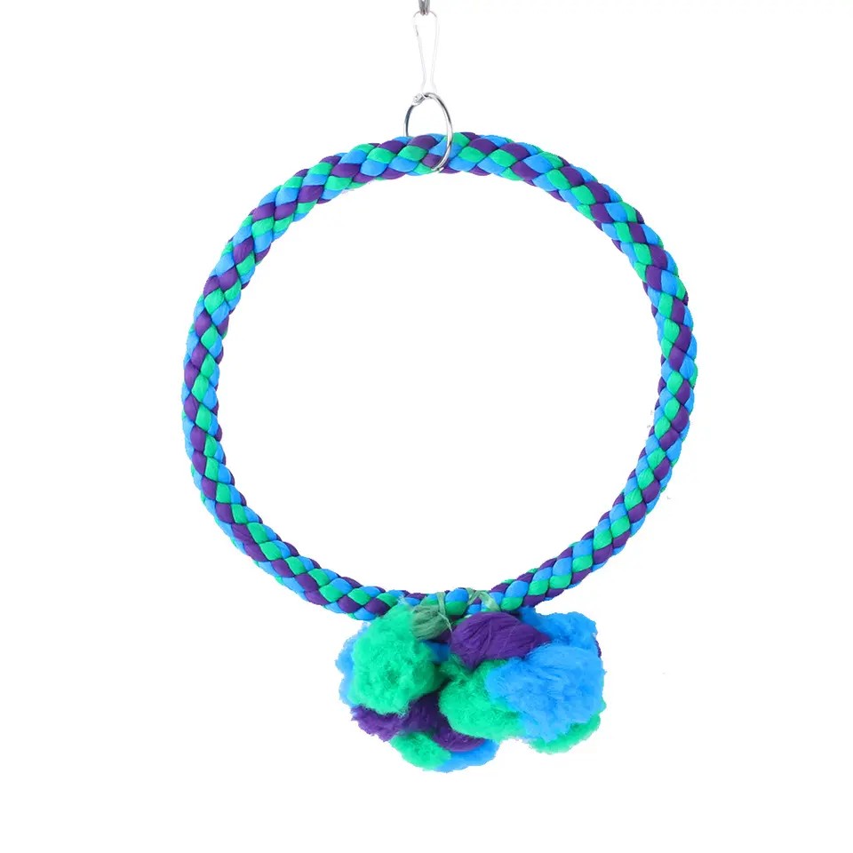 [32092] Blue Ring Bird Toy