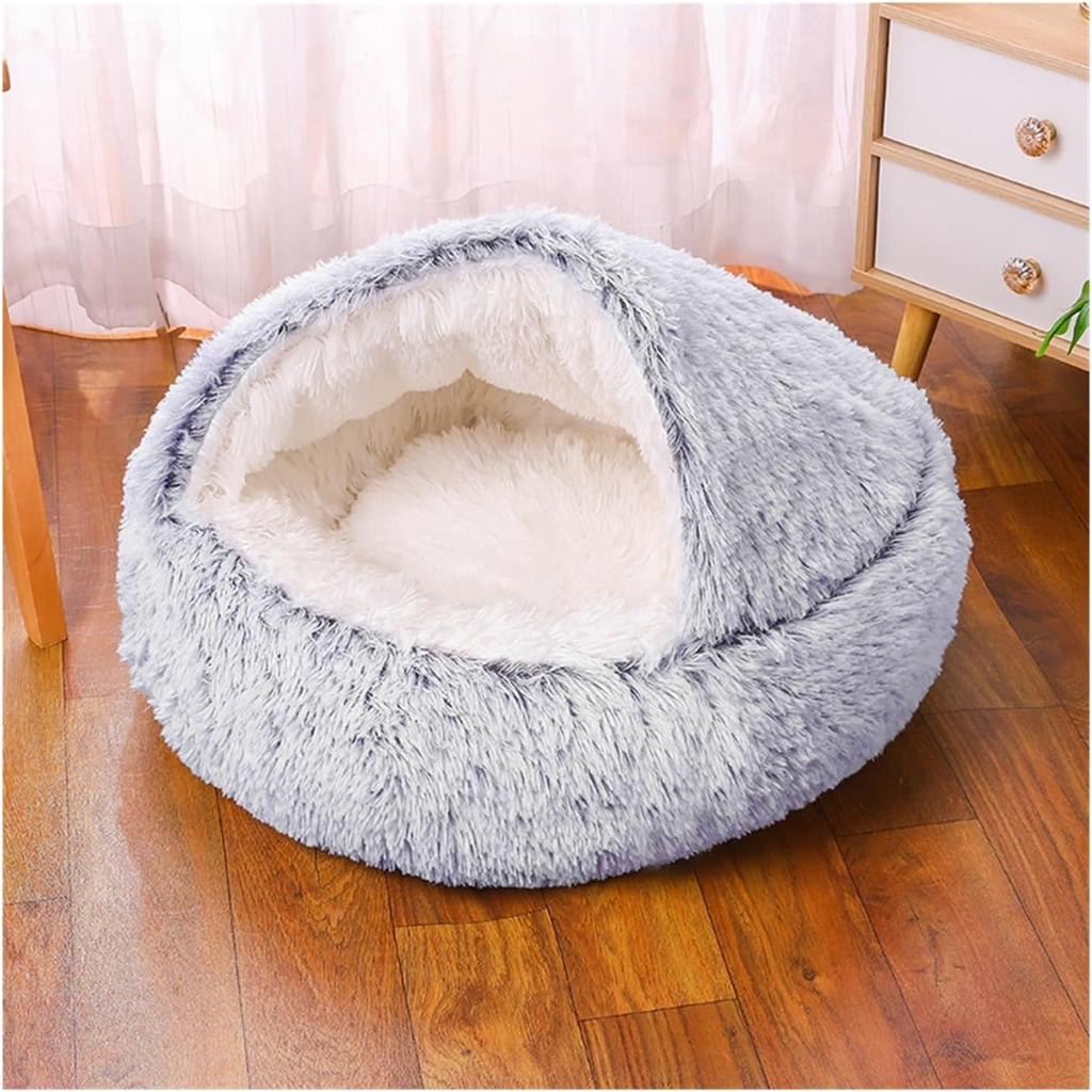 [33682] Cozy Fluffy Cat Bed