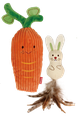 GiGwi Rabbit With Carrot Catch & Scratch