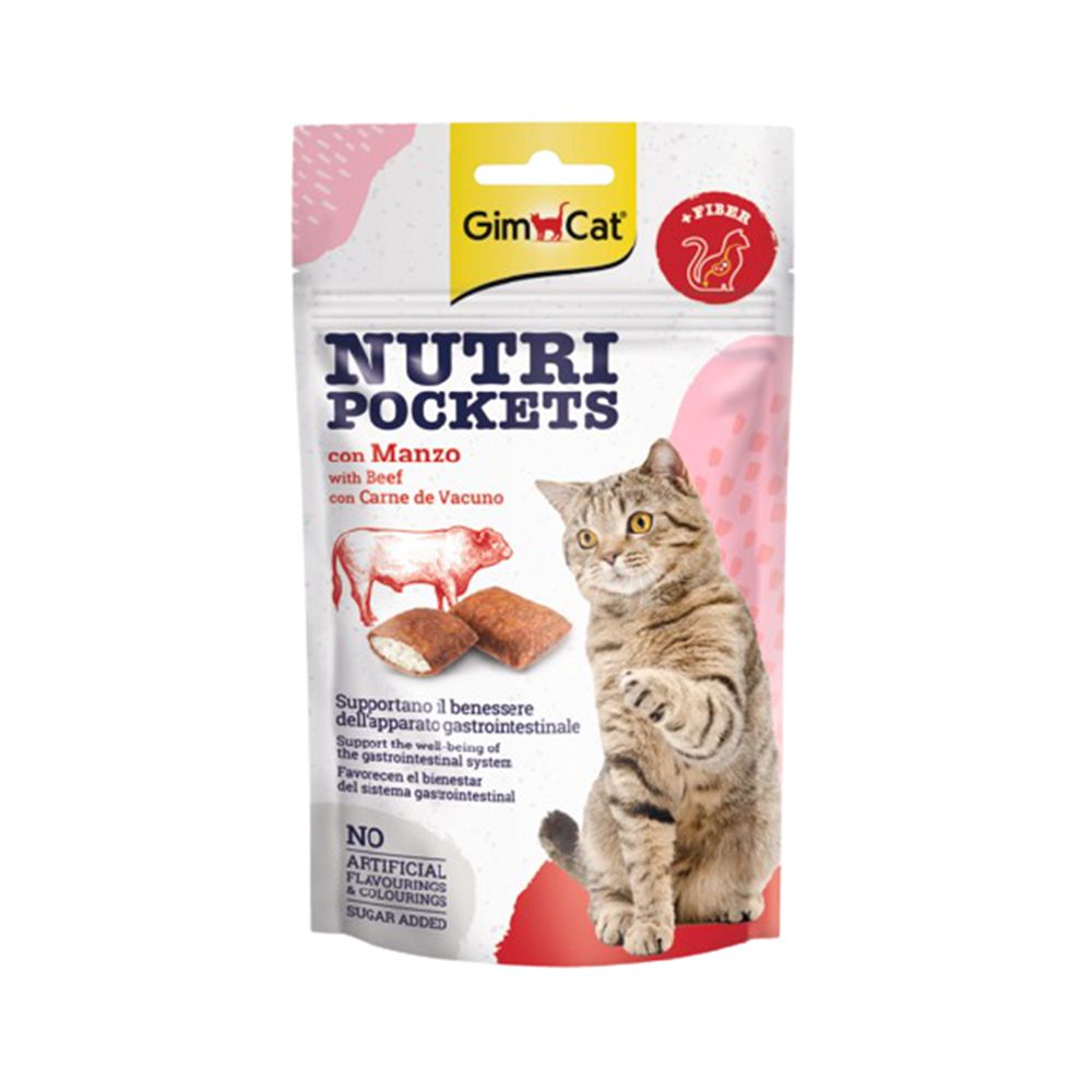 Gimcat Beef & Malt Nutripocket 60g
