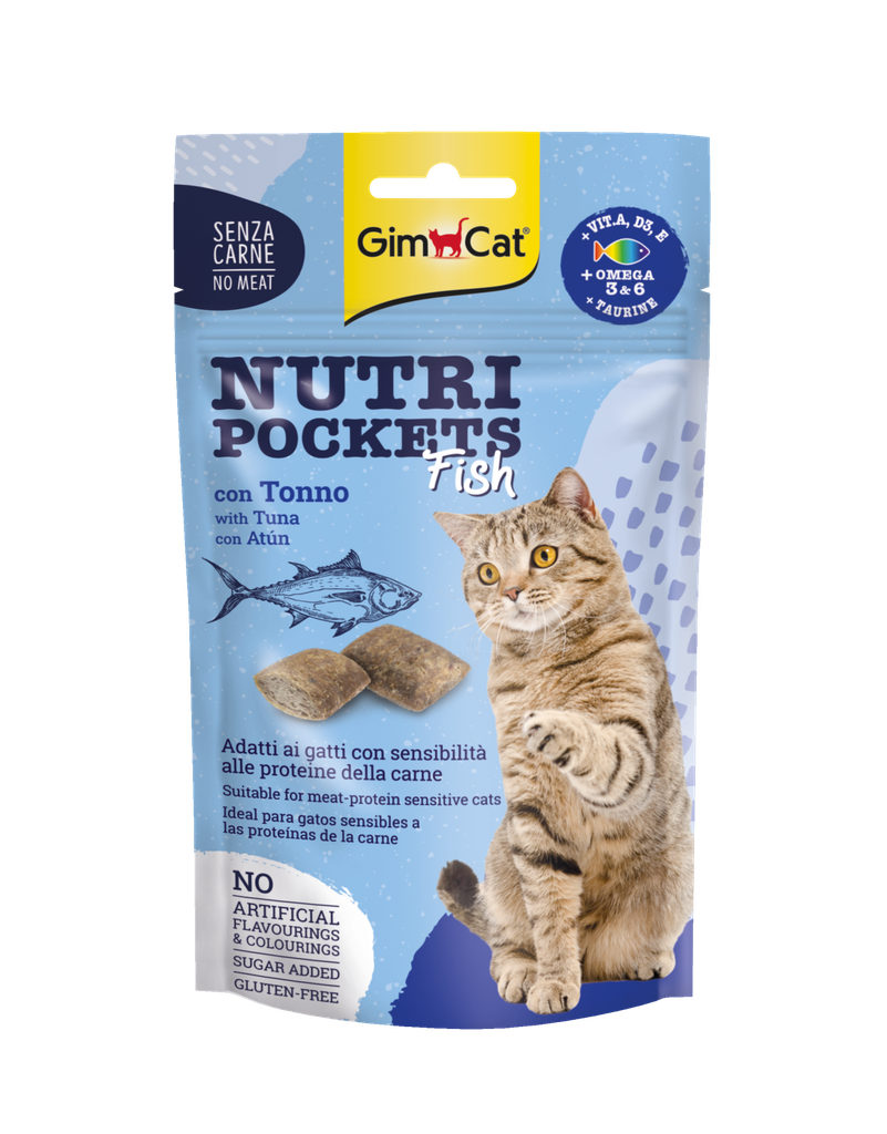 [419442] Gimcat Fish & Tuna Nutripocket 60g