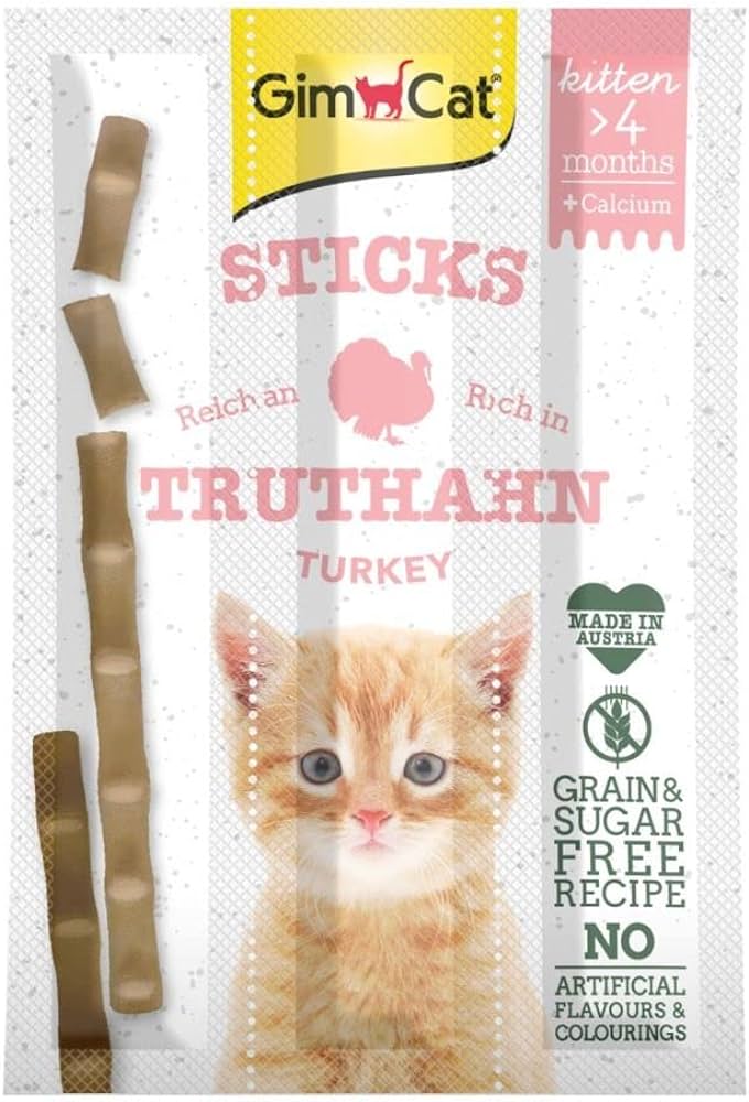 [420448] Gimcat Kitten Sticks Turkey 3pcs