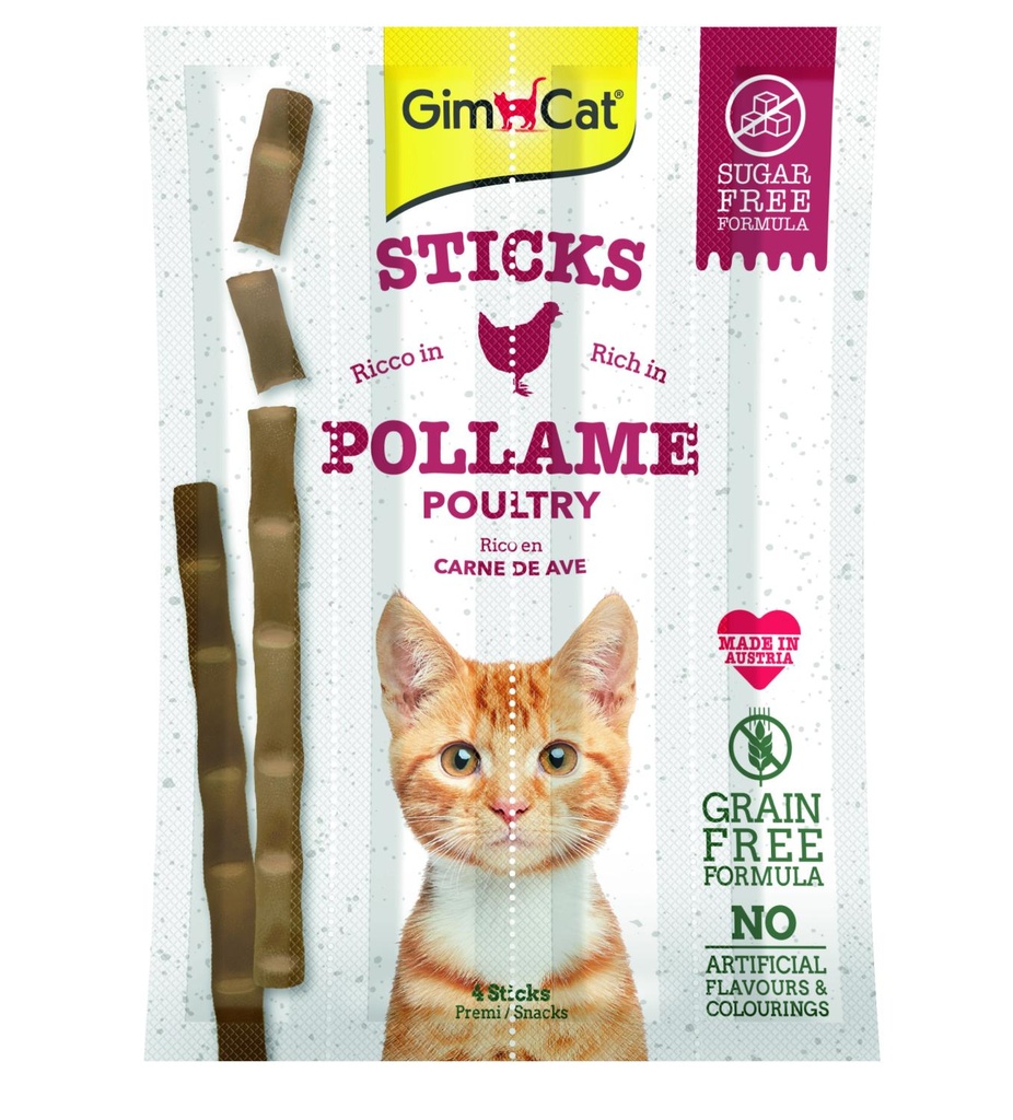 [400761] Gimcat Sticks Poultry 4pcs