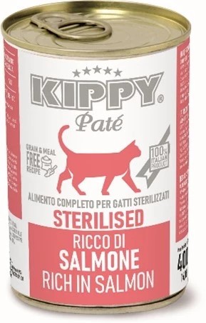 [1961] Kippy Pate Sterilised Cat Salmon 400g
