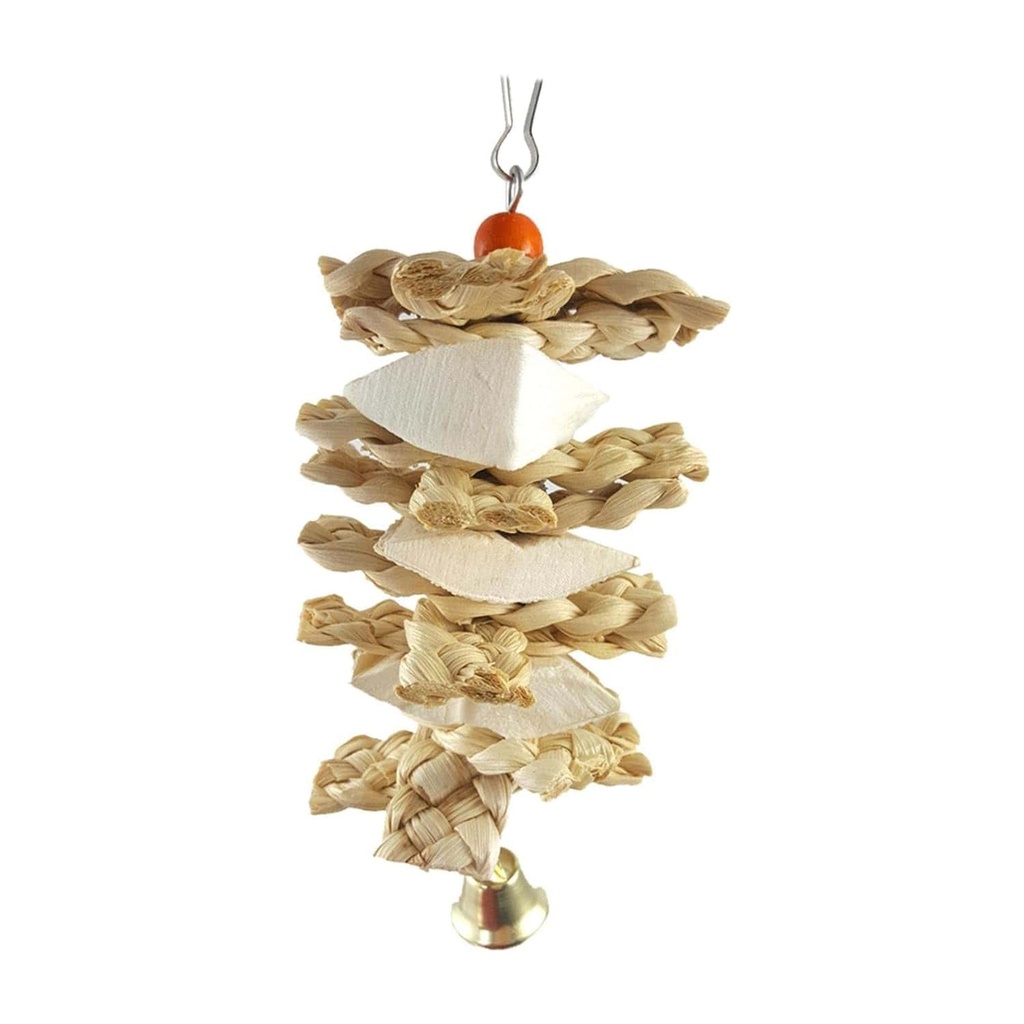[26285] Knots & Cuttlebone Bird Toy