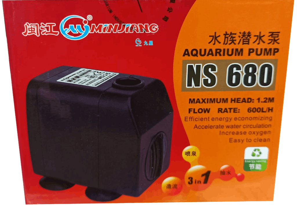 [32267] Minjiang Aquarium Pump NS 680 600L/h