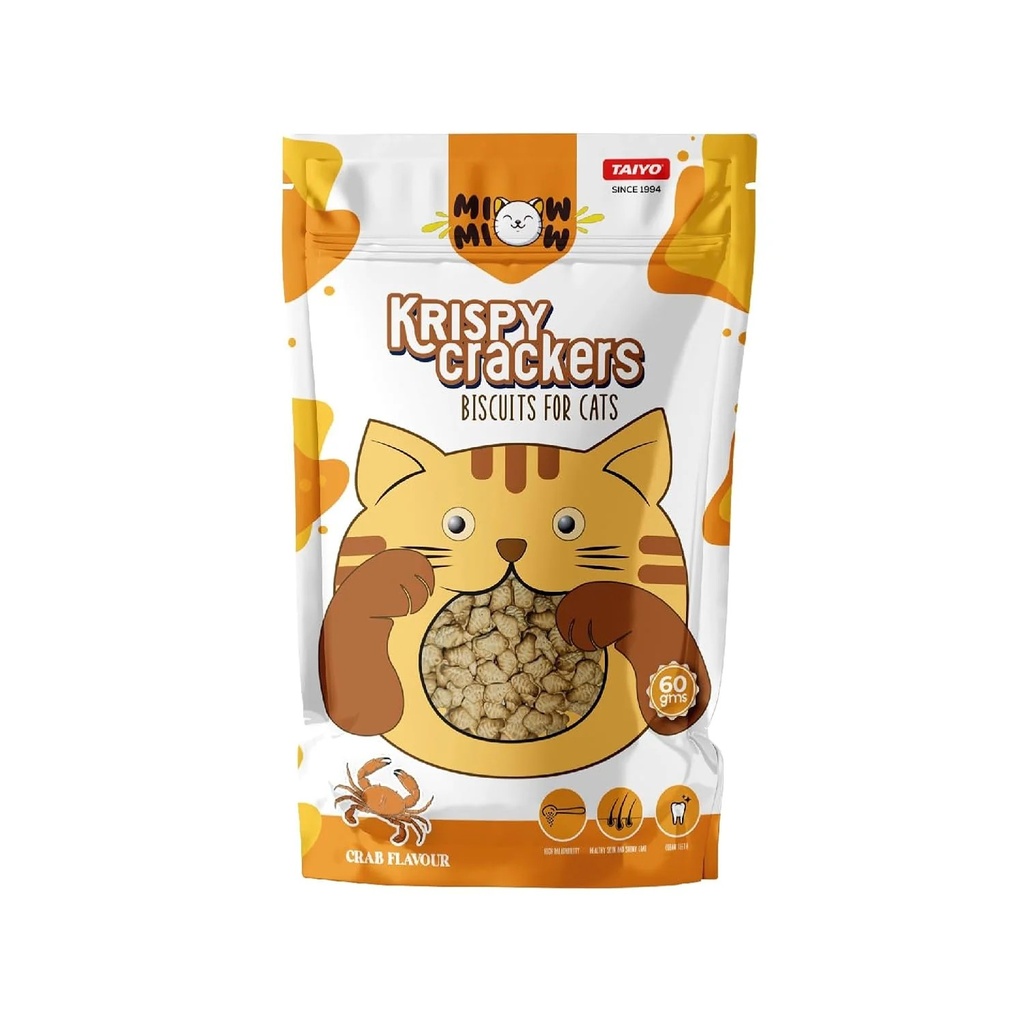 [25523] Miow Miow Crab Krispy Crackers 60 gms