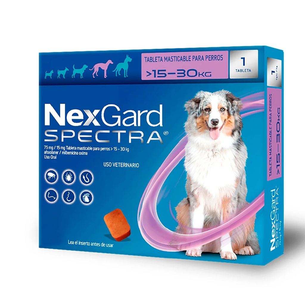 [33602] Nexgard Spectra 15.1-30kg 1 Tab