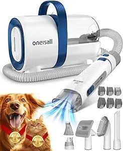 [26547] Oneisall 7-in-1 Professional Pet Grooming & Vacuum Cleaner Kit