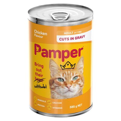 [25011] Pamper Cuts In Gravy Chicken 385g