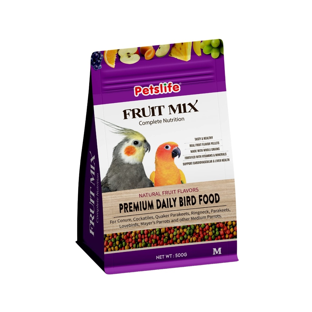 [26995] Petslife Fruit Mix M 500g
