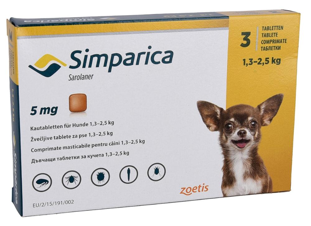 Simparica 1.3-2.5kg (1 Tab)