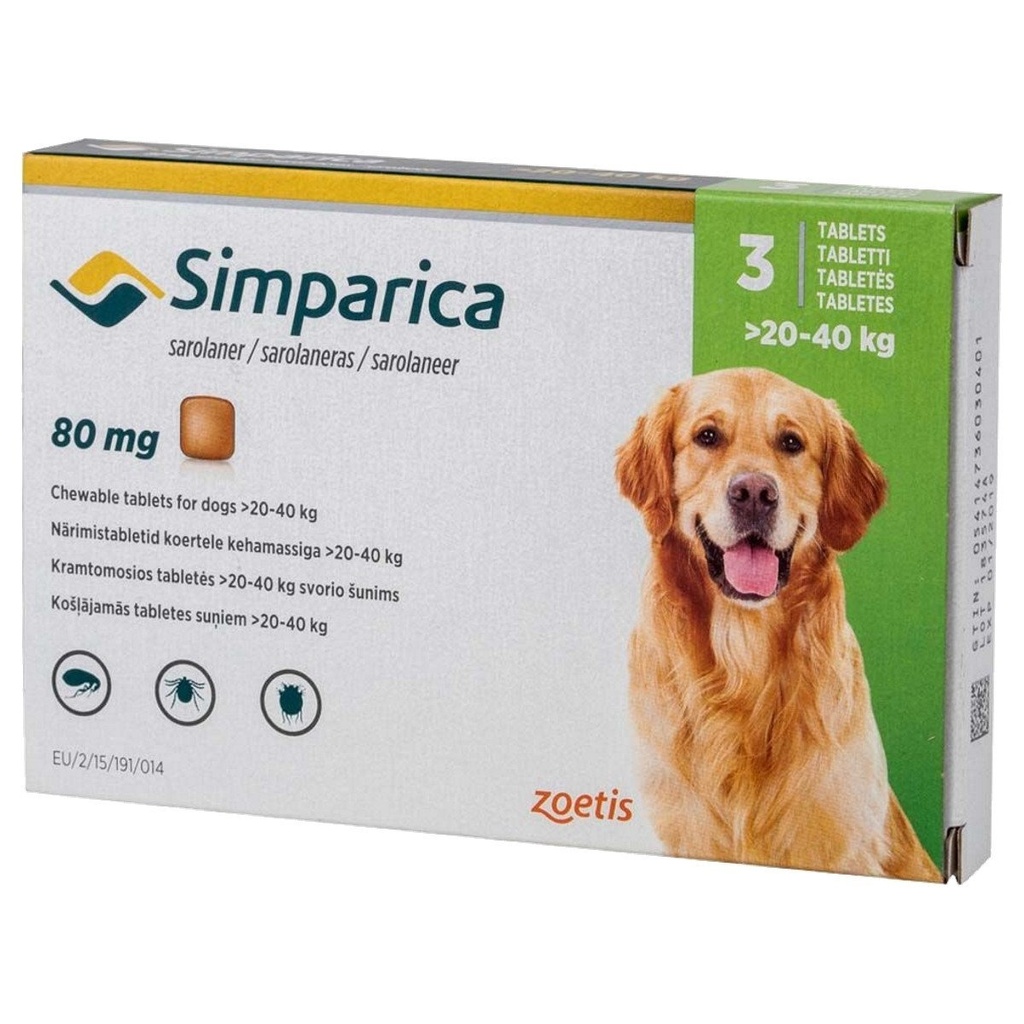 [27993] Simparica 20-40kg (1 Tab)