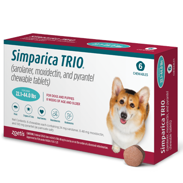 [25711] Simparica Trio 10-20 kg (1 Tab)