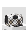 Stylish Plaid Pet Carrier Bag