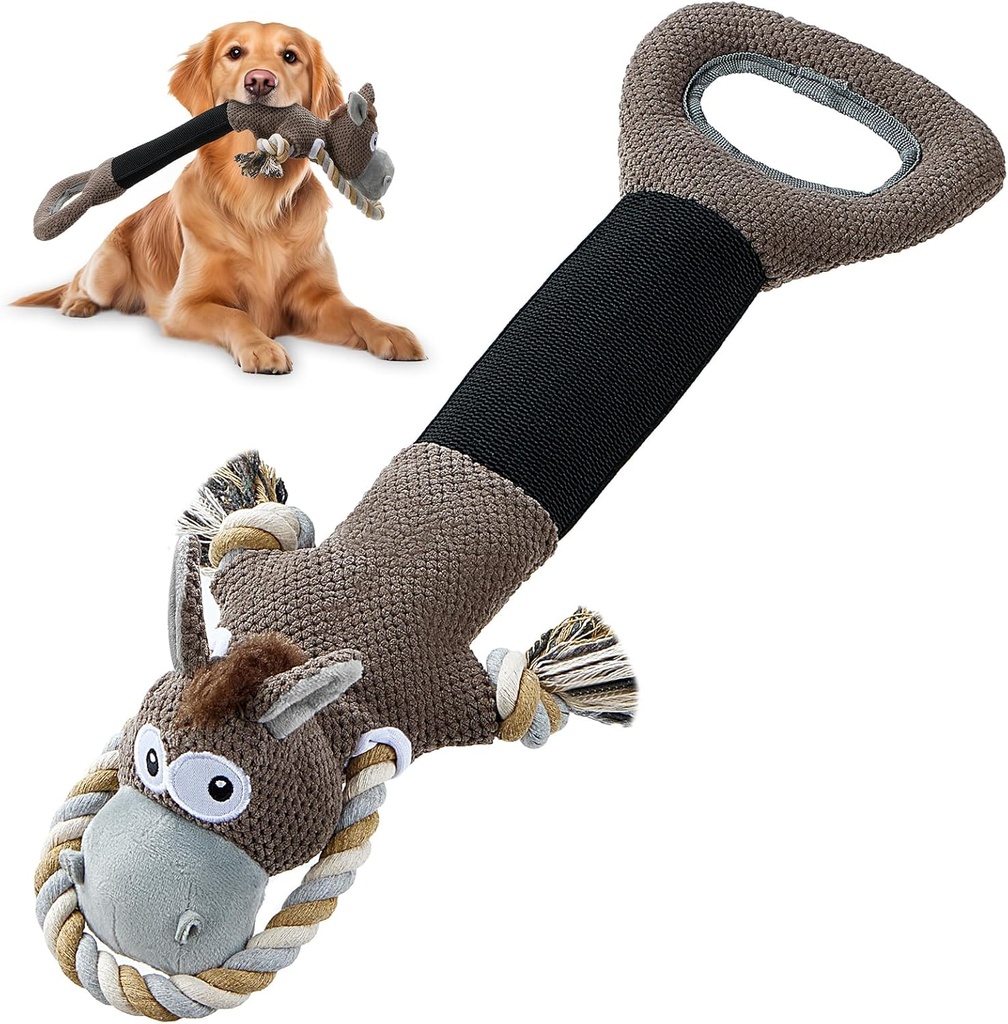[25116] Tug Of War Donkey Plush