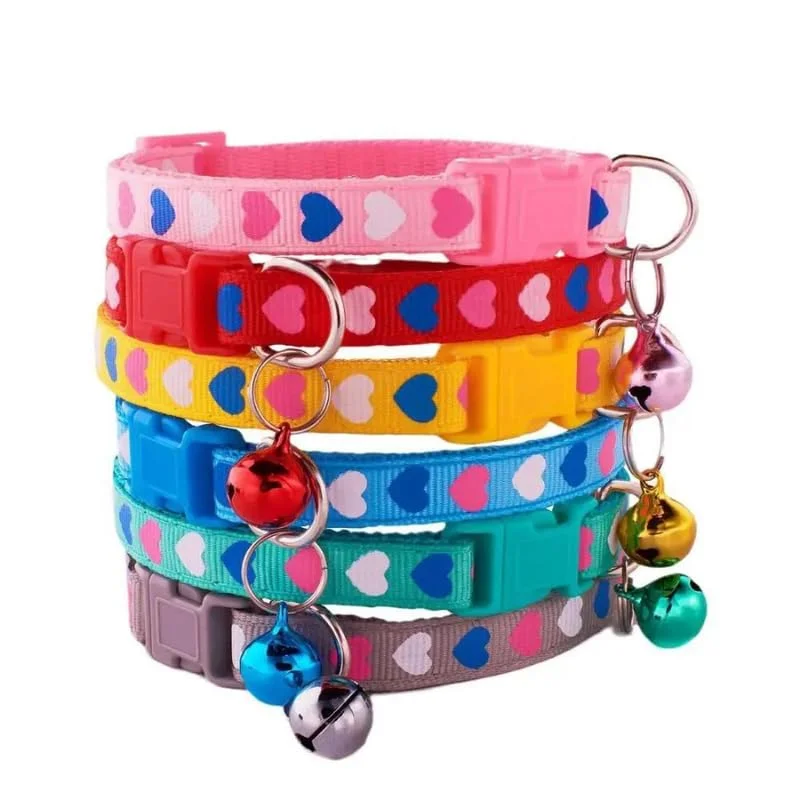 [10105] Heart Cat Collar
