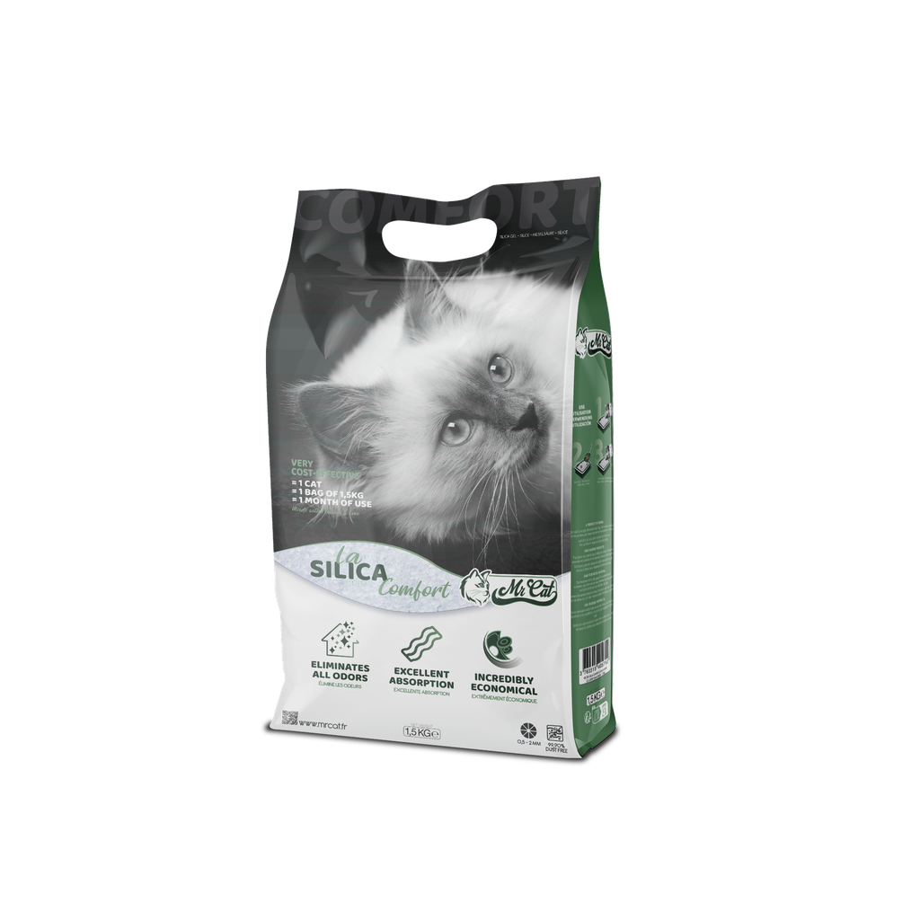 [MC-38] Mr Cat Silica Comfort Unscented 1.5kg