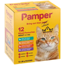Pamper Fine Cuts Cat Multipack Mixed Favourites 85gm x 12
