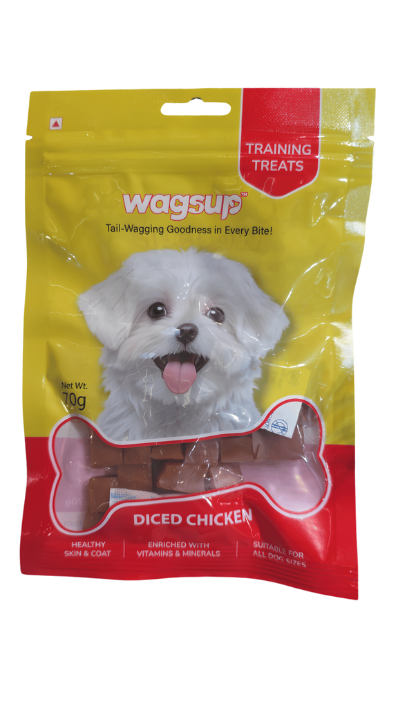 Wagsup Diced Chicken 70g