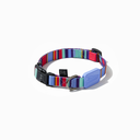 Zooghy Adjustable Dog Collar - Violet Light and Stripes
