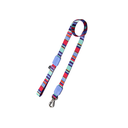 Zooghy Strap Dog Leash - Violet Light and Stripes - Soft Handle
