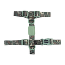 Zooghy Adjustable "H" Harness - Mint Green - Tetris