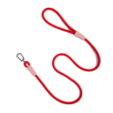 Zooghy Dog Rope Leash with Hook - Red on Pink