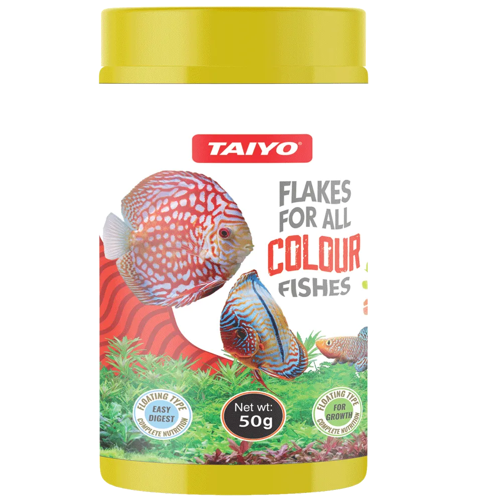 Taiyo Colour Fishes Flakes 50g