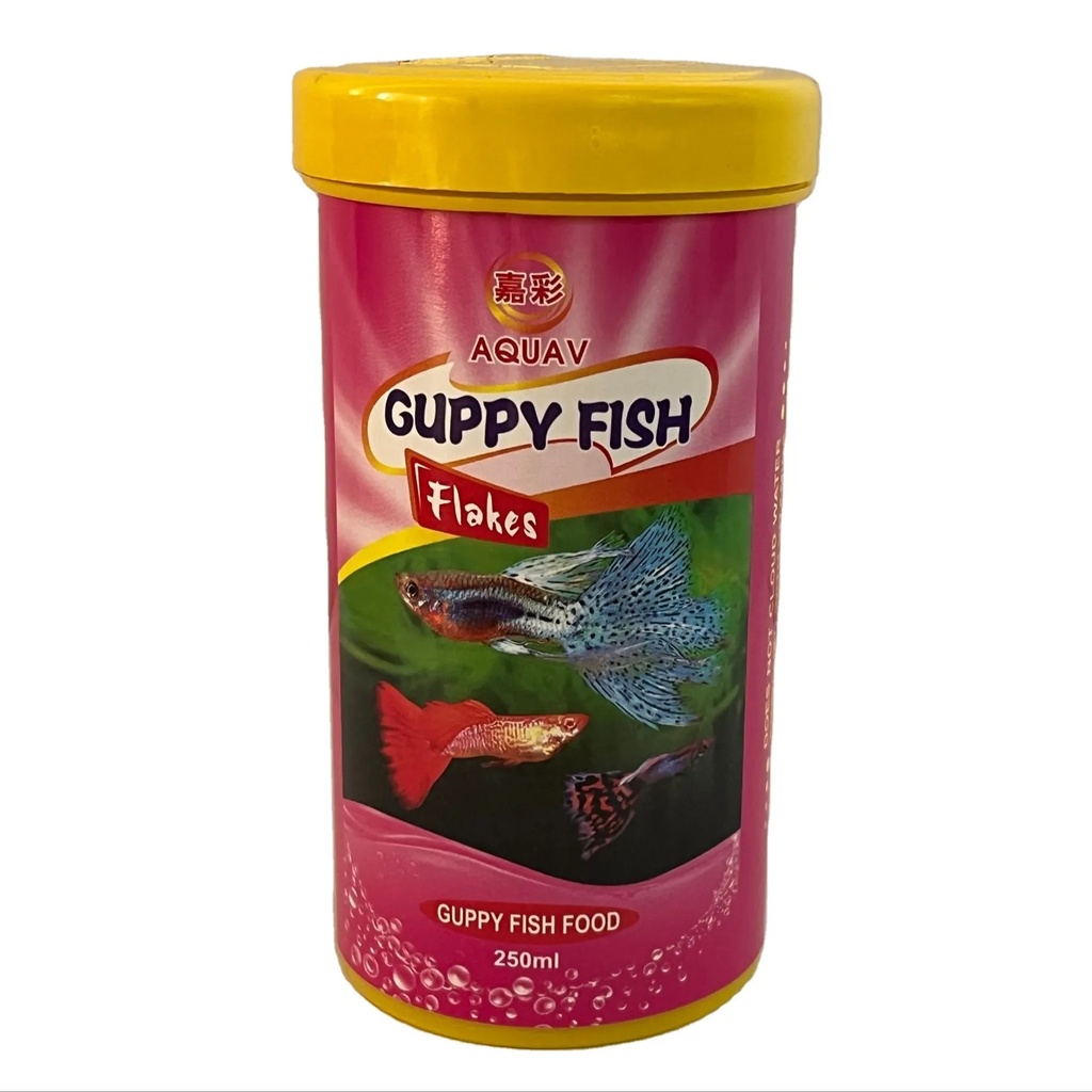 Aquav Guppy Fish Flakes