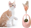 Catnip Wobble Toy with Feather