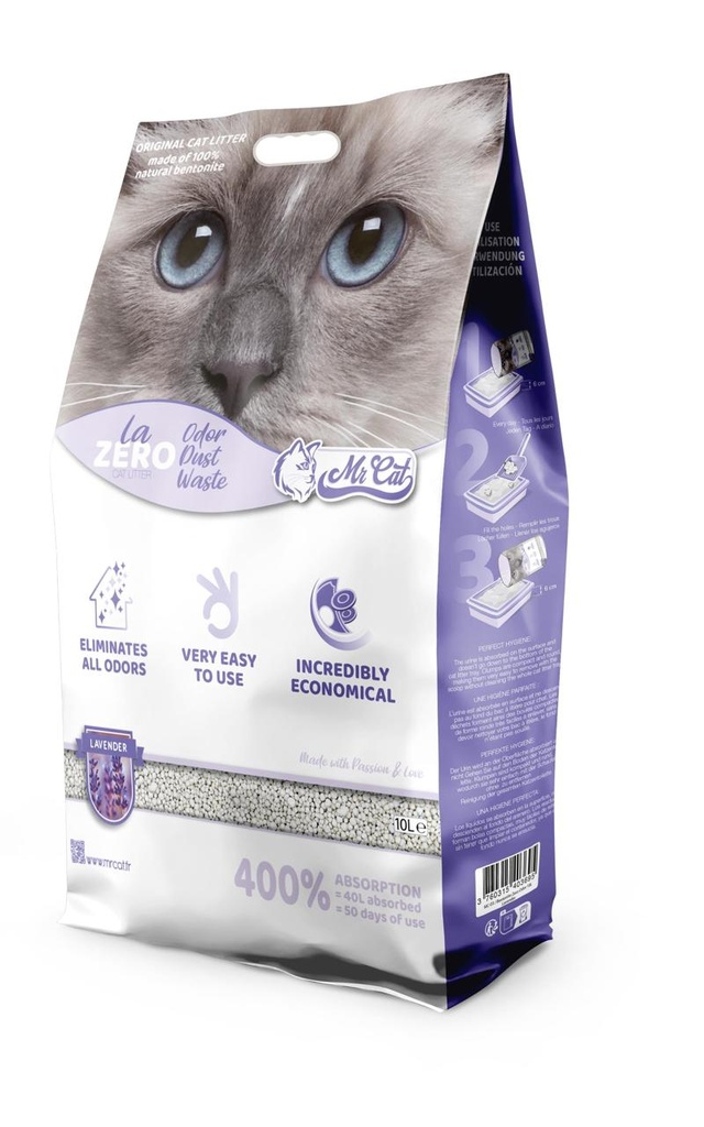 [MC-03] Mr Cat La Zero Cat Litter - Lavender 10L