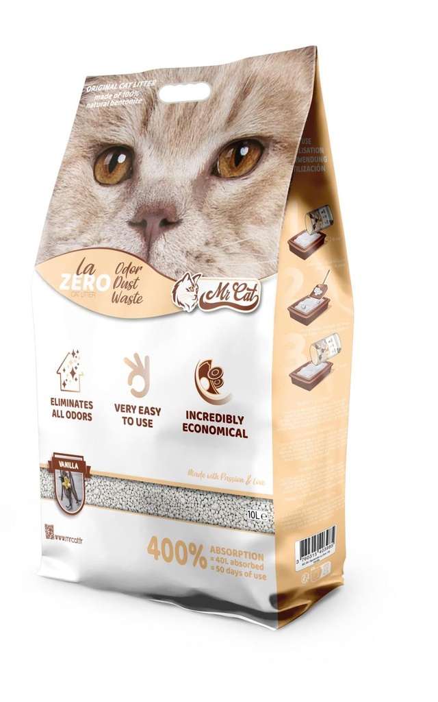 [MC-06] Mr Cat La Zero Cat Litter - Vanilla 10L