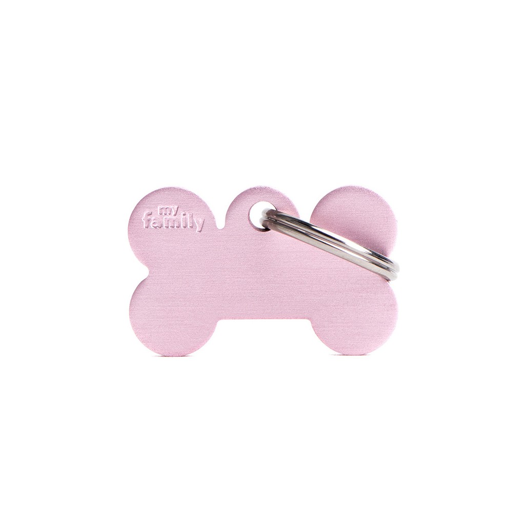 MyFamily Basic Aluminium Small Bone ID Tag