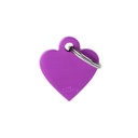 MyFamily Basic Aluminium Small Heart ID Tag
